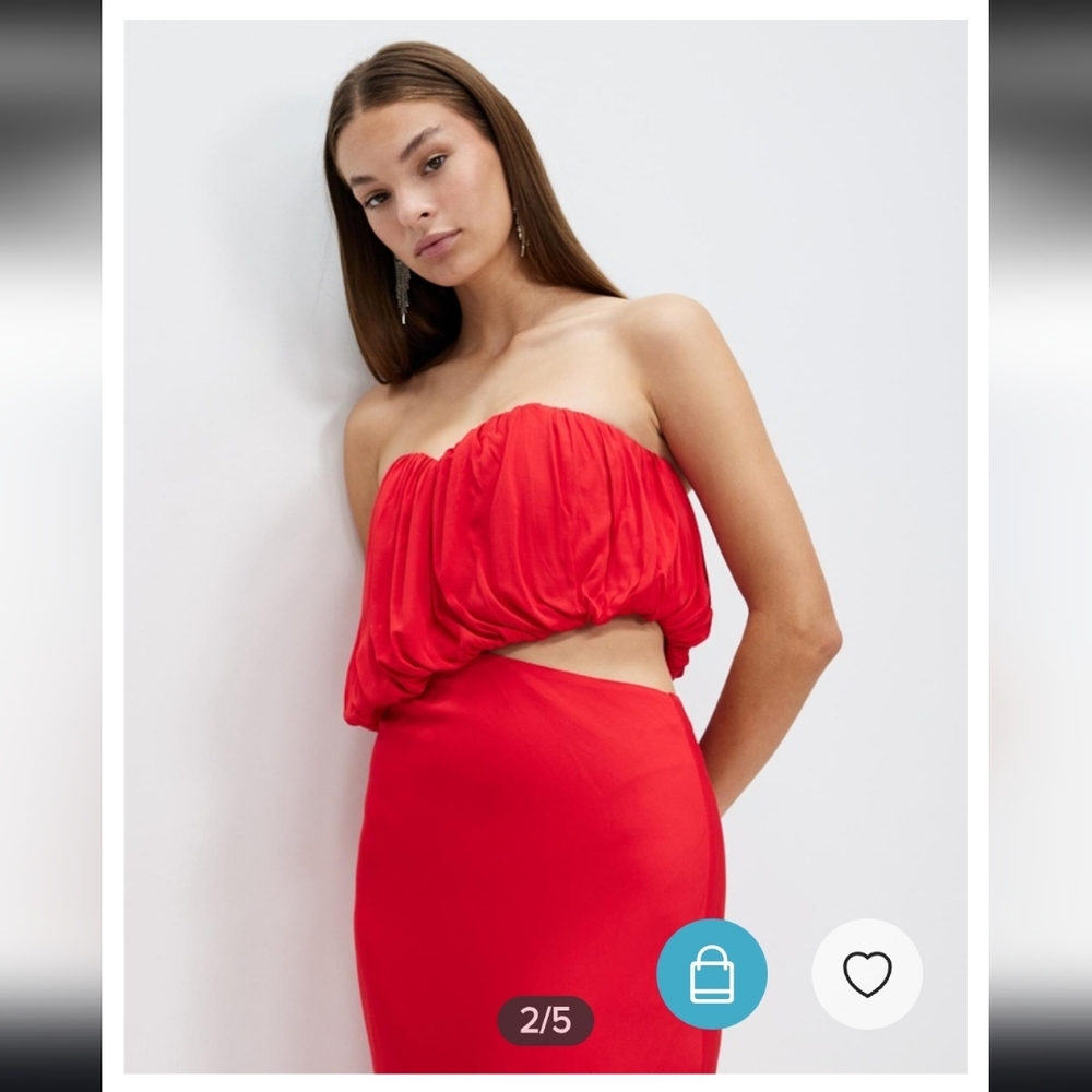 Third Form Overflow 2.0 Strapless Ruby Dress - image 4